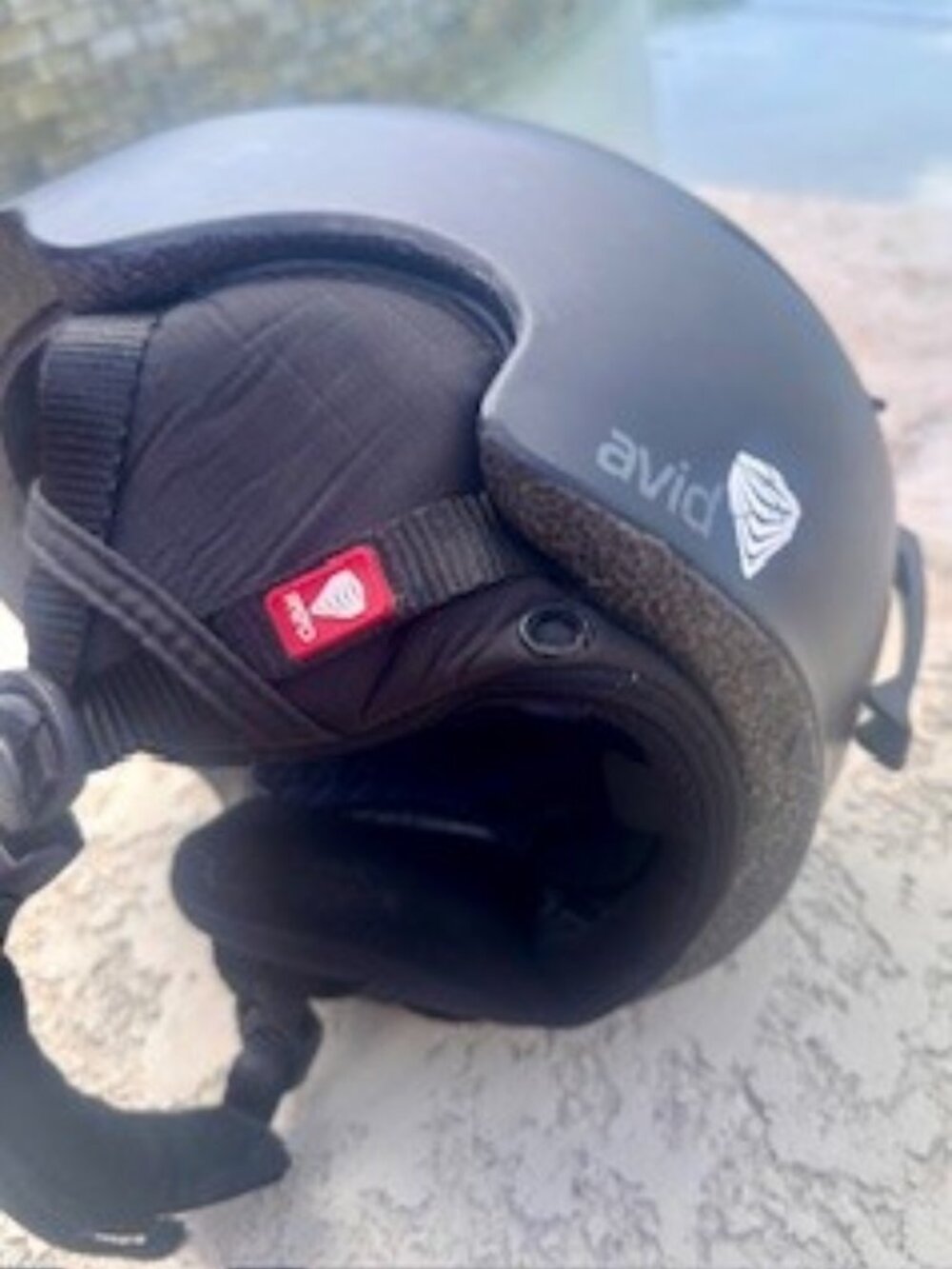 RED Ski / Snowboard Helmet – Large – Matte Black